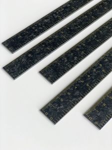 Règles en fibre de carbone forgées découpées sur mesure par CNC 20 cm 16 cm - Product Image 3