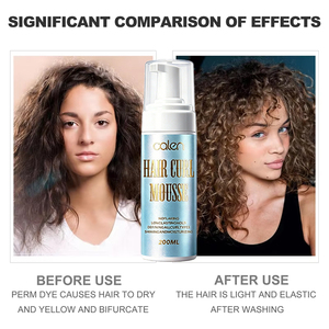 Espuma Fijadora Luxfume de Larga Duración para Peinar Cabello Rizado, con Volumen y Fijación, Espuma Moldeadora Personalizada para Rizos Definidos - Product Image 2