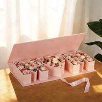 Boîte cadeau créative pour la fête des mères, boîte à fleurs avec combinaison de lettres, boîte d'emballage émouvante, boîte à dragées pour mariage et événements, vente en gros