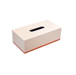 Boîte à mouchoirs décorative en laque de qualité supérieure avec finition couleur moderne, design minimaliste, porte-mouchoirs durable pour la maison et le bureau - Product Image 1