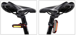 Feu arrière de <span class=keywords><strong>vélo</strong></span> LED bicolore puissant et étanche <span class=keywords><strong>pour</strong></span> fixation arrière/avant/tige de selle - Product Image 5