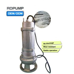 Bomba Sumergible Vertical de Acero Inoxidable OEM Personalizable WQ Antiobstrucción de 15hp, 20hp, 25hp, 30hp, 75hp para Aguas Residuales - Product Image 1