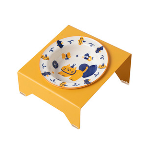 Shuo Ni Çevre Dostu Klasik Kore Modern Sert Seramik Evcil Hayvan Mama Kabı Köpek Mama Kabı Tutucu Jel Dolgulu Yuvarlak Tüm Mevsimler İçin Uygun - Product Image 5