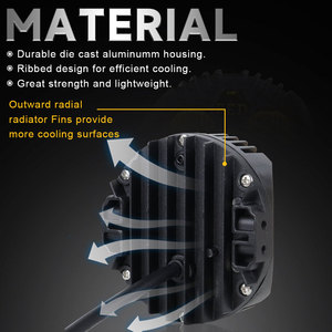 Faro da Lavoro LED Rotondo 3 Pollici LELANPU per ATV, Auto, Trattore, Nautica, Camion, Fuoristrada, Compatibile con Wrangler e Ford <span class=keywords><strong>Focus</strong></span> - Product Image 3