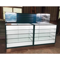 Projecteur à LED pour téléphone portable Vitrine en verre Armoire en MDF pour magasin de détail Aménagement intérieur pour centre commercial