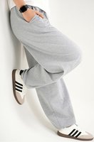 Pantalon cargo décontracté en tricot pour femme, coupe ample, taille élastique, mélange de coton respirant, extensible et confortable pour tous les jours, tailles S-XXL