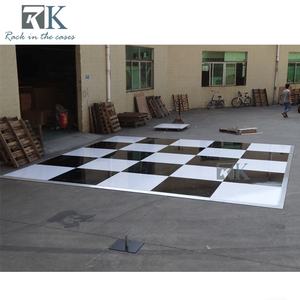 Moving Dance Floor Panels <b>Black</b> & White Checkered Wedding Dance Floor - Product Image 4