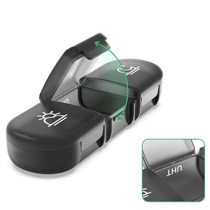 Organizer pil mingguan Logo kustom kotak perjalanan 7 hari portabel pengingat 3 kali sehari untuk obat - Product Image 2