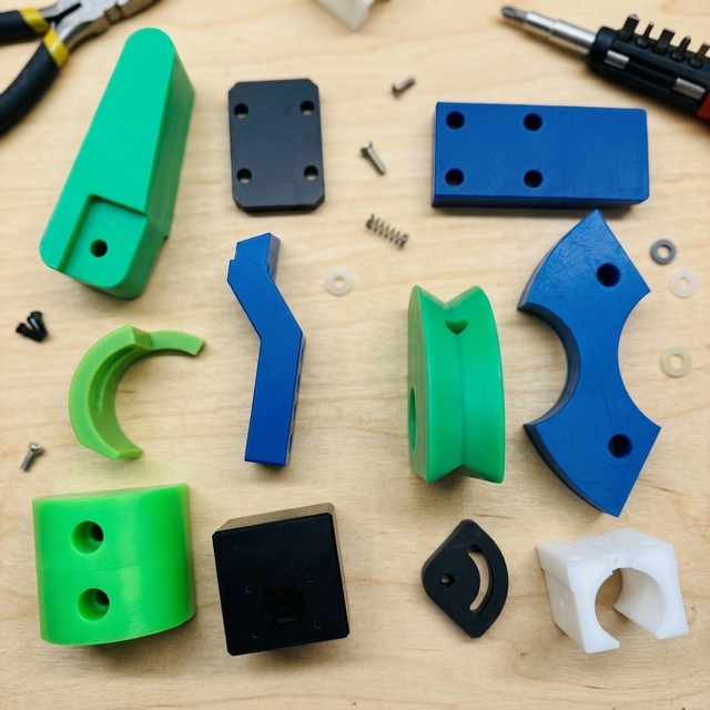Precision Plastic Turning Milling Components Injection Molded Nylon 6 PA66 ABS PEEK