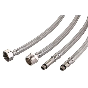 <span class=keywords><strong>Tuyau</strong></span> flexible pour robinet de salle de bain et toilettes en acier inoxydable et aluminium tressé, vente en gros - Product Image 1