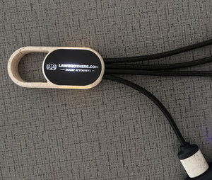 สายชาร์จ LED แบบ3 in 1ทำจากฟางข้าวสาลีสายชาร์จมือถือเรืองแสงสายชาร์จหลายช่องพร้อมตะขอเกี่ยว - Product Image 6