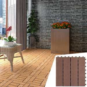 Carrelage <span class=keywords><strong>de</strong></span> sol extérieur à verrouillage rapide-Résistant aux intempéries, système <span class=keywords><strong>de</strong></span> verrouillage <span class=keywords><strong>de</strong></span> bricolage pour les chemins <span class=keywords><strong>de</strong></span> jardin, les terrasses <span class=keywords><strong>de</strong></span> piscine et les terrasses - Product Image 6