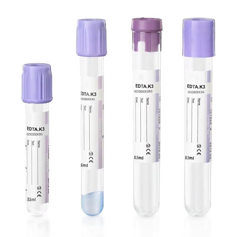 Medical Disposable Blood Sample Collection Tubes
