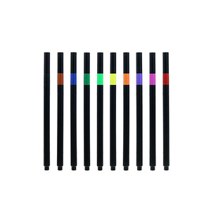 BECOL 10 couleurs, boîte en PVC, ensemble de stylos marqueurs à pointe souple, encre à base d'eau non toxique, ensemble de stylos pinceaux pour enfants - Product Image 2