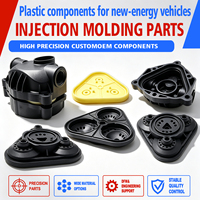 Boîtier de support en plastique pour capteur automobile sur mesure, moulage par injection PBT PA66 haute température, fournisseur d'usine OEM certifié IATF16949