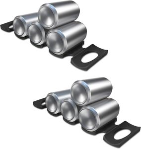 Tappetino da Bar Classico in Silicone, Organizzatore per Bottiglie Impilabile per Frigorifero, Supporto Antiscivolo per Birra e Soda, <span class=keywords><strong>Accessori</strong></span> da Bar - Product Image 4