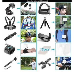 Kit d'accessoires pour caméra d'action avec sangle de tête Sangle de poitrine pour <span class=keywords><strong>Go</strong></span> <span class=keywords><strong>pro</strong></span> <span class=keywords><strong>Hero</strong></span> 11 10 <span class=keywords><strong>9</strong></span> Black <span class=keywords><strong>Go</strong></span> <span class=keywords><strong>pro</strong></span> <span class=keywords><strong>Hero</strong></span> Kit d'accessoires pour caméra d'action - Product Image 3