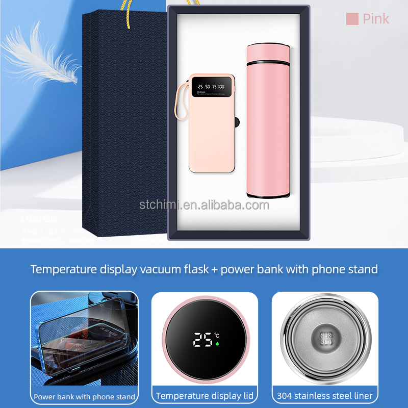 Rosa-fiaschetta + power bank