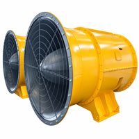 Ventilateur axial robuste pour l'alimentation en air et la circulation d'air chaud des portes de fours dans les usines de briques céramiques, personnalisable