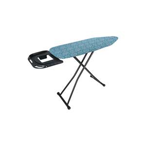 Asse da stiro retrattile in plastica con copertura in piedi per il guardaroba - Product Image 2