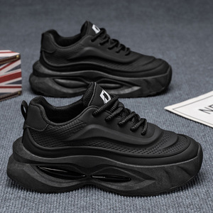 Chaussures de sport décontractées pour hommes, nouvelle collection été 2026, semelle épaisse antidérapante, pour la marche quotidienne et la course, chaussures de mode pour jeunes - Product Image 3