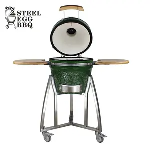 Seb/Staal Ei Bbq 13 15 16 18 20 21 24 Inch Keramik Grill Ei Houtskool Grill Asador Keramische kamado Kepsnines