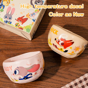 Vaisselle <span class=keywords><strong>Disney</strong></span> Zootopia, bols en céramique mignons pour enfants, pour la maison, les cadeaux et la rentrée scolaire - Product Image 3