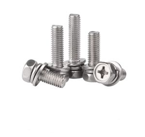 Tornillo LeGood M5, Rosca 0.8, Longitud 12mm, Acero Inoxidable, Cabeza Hexagonal Phillips con Arandela, para Terminal de Batería de Motocicleta - Product Image 6