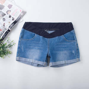 Shorts <span class=keywords><strong>en</strong></span> <span class=keywords><strong>jean</strong></span> pour femmes enceintes, vêtements d'été, shorts <span class=keywords><strong>de</strong></span> maternité taille basse, jeans amples, shorts <span class=keywords><strong>en</strong></span> <span class=keywords><strong>jean</strong></span> pour femmes enceintes - Product Image 3