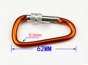 Porte-clés à clip noir, petit crochet à ressort, sécurité rotative, mini verrouillage, logo en aluminium personnalisé, <span class=keywords><strong>mousqueton</strong></span> métallique, vente en gros, pièces - Product Image 6