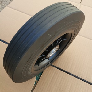 ล้อรถเข็นแบบเงียบพร้อมก้านพลาสติก ขนาด 10*2.75-113  แบบติดกาว - Product Image 2
