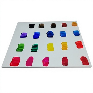 Juego de pintura acrílica lavable de secado rápido, no tóxica, de 18 colores y 2000 ml, para pintar sobre lienzo, papel y vidrio, al por mayor. - Product Image 6