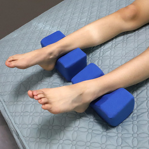Coussinets en éponge de soutien de la cheville, bleus, taille unique, pour patients alités, massage santé, soutien articulaire - Product Image 1