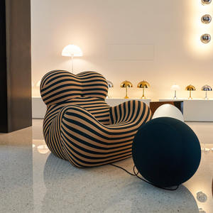 Hochwertige Streifenmuster-Couch Stühle und Sofas Tragbares <span class=keywords><strong>Sofa</strong></span> Couch - Product Image 3