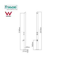 Frascio Acier Inoxydable 316 Matériau Filigrane Colonne De Douche Design Moderne Offre Spéciale Douche Extérieure