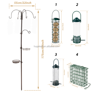 Heavy Duty automatico eco-friendly portatile esterno ferro Multi attrae uccello stazione di alimentazione con asta di alimentazione per uccelli - Product Image 3
