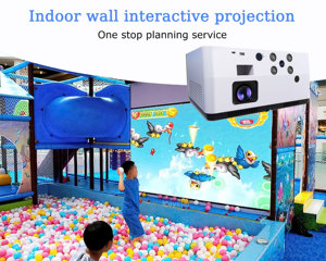 Jeu de tir interactif d'intérieur <span class=keywords><strong>Smash</strong></span> throw shot avec projecteur mural interactif et système de jeu - Product Image 6