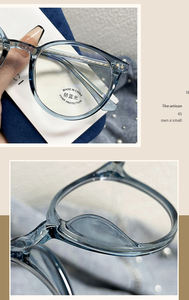 Luce Anti-blocco Unisex trasparente Anti-blu Ray per Computer occhiali da gioco Anti-UV blu luce Stop occhialini telaio TR90 - Product Image 3