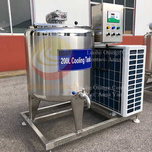 Machine de refroidissement du lait en acier inoxydable SUS304 de 100L, 200L, 300L, 1000L, 2000L, réservoir de stockage réfrigéré pour liquides, yaourt et œufs liquides - Product Image 2