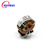 BAIRUI BR2628 Mini Inducteur toroïdal de mode commun à trou vertical, revêtement vert Mn-Zn, filtre EMI, certifié ISO9001 RoHS CE