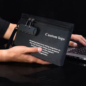 Bolsa Ignífuga para Dinero en Efectivo, Portadocumentos Impermeable con Cierre, Protege Documentos Importantes, Pasaportes y Objetos de Valor - Product Image 5