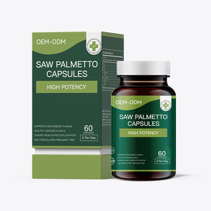 Saw Palmetto Kruidensupplementen In <span class=keywords><strong>Capsules</strong></span> Natuurlijk Plantaardig Wellnesshulpmiddel - Product Image 1