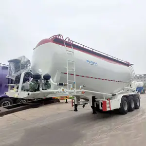 Fabricantes de semi-reboques para tanques de cimento a granel 39m3 40m3 50 toneladas de tanque de cimento a granel seco