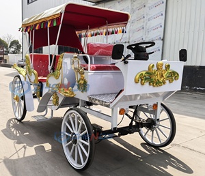 Carroza Eléctrica Turística ZHENDA con Capacidad para 6 Personas, Construcción de Acero, Estilo Calabaza para Bodas - Product Image 6
