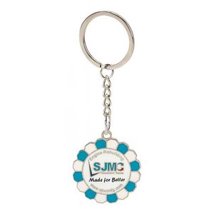 Metal Alloy Custom Logo Vintage Anime Keychain