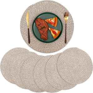 2024 Sustainable Baby Placemat Eco-Friendly Minimalist Square Water Hyacinth Rattan Seagrass Woven Coasters Handmade Home Decor - Product Image 3