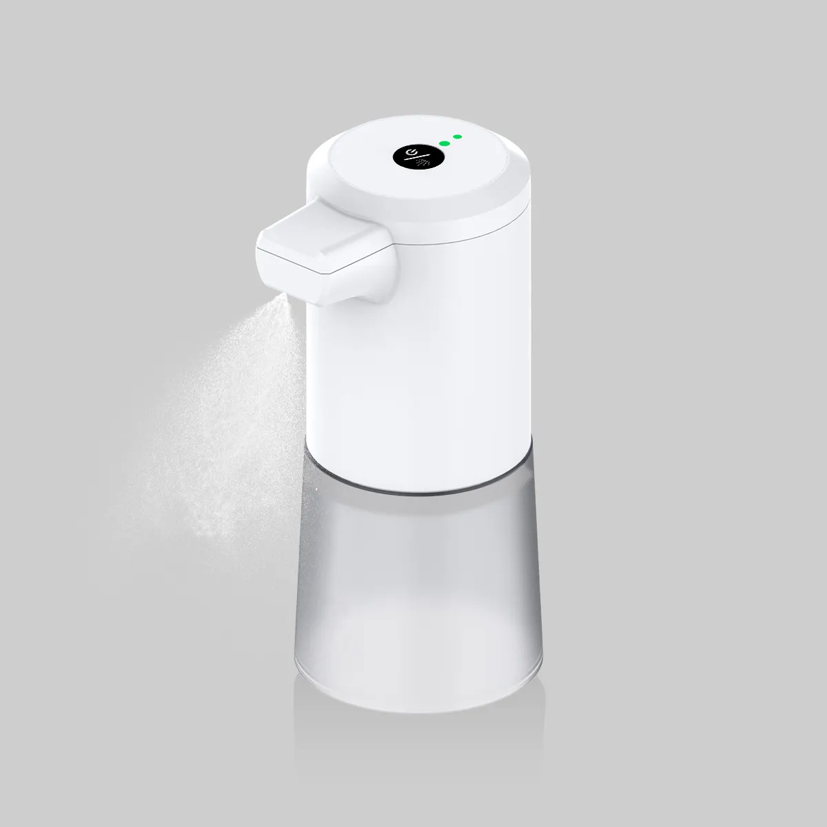 Innovador dispensador de líquido sin contacto que funciona con batería, ahorro de energía, desinfectante en aerosol con alcohol, dispensador automático de jabón