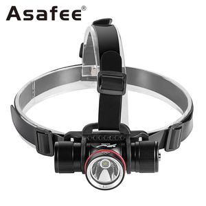 Asafee новый дизайн, налобный фонарь для дайвинга, подводный водонепроницаемый, <span class=keywords><strong>5</strong></span> режимов, подводное плавание, погружение с аквалангом, налобный фонарь 1000 люмен L2, светодиодный фонарик - Product Image 2