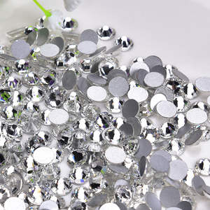 Pabrik Yantuo Grosir Kristal Flat Back SS3-SS50 Rhinestone Non Hot Fix dari Kaca untuk Cangkir Natal, Sepatu Kaca, 1 Kantong - Product Image 1