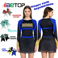 Ventes chaudes, uniformes de cheerleading personnalisés, service de conception gratuit, prix abordable, tenues de cheerleader de qualité supérieure